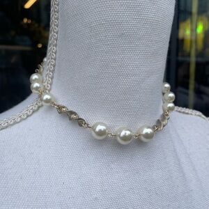 Vintage Pearl and Gold Choker